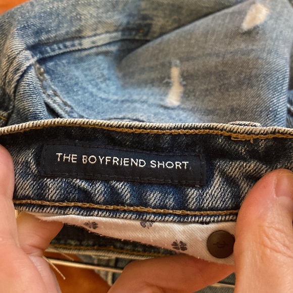 Lucky brand light blue denim size 2/26. The boyfriend short. - Picture 6 of 6